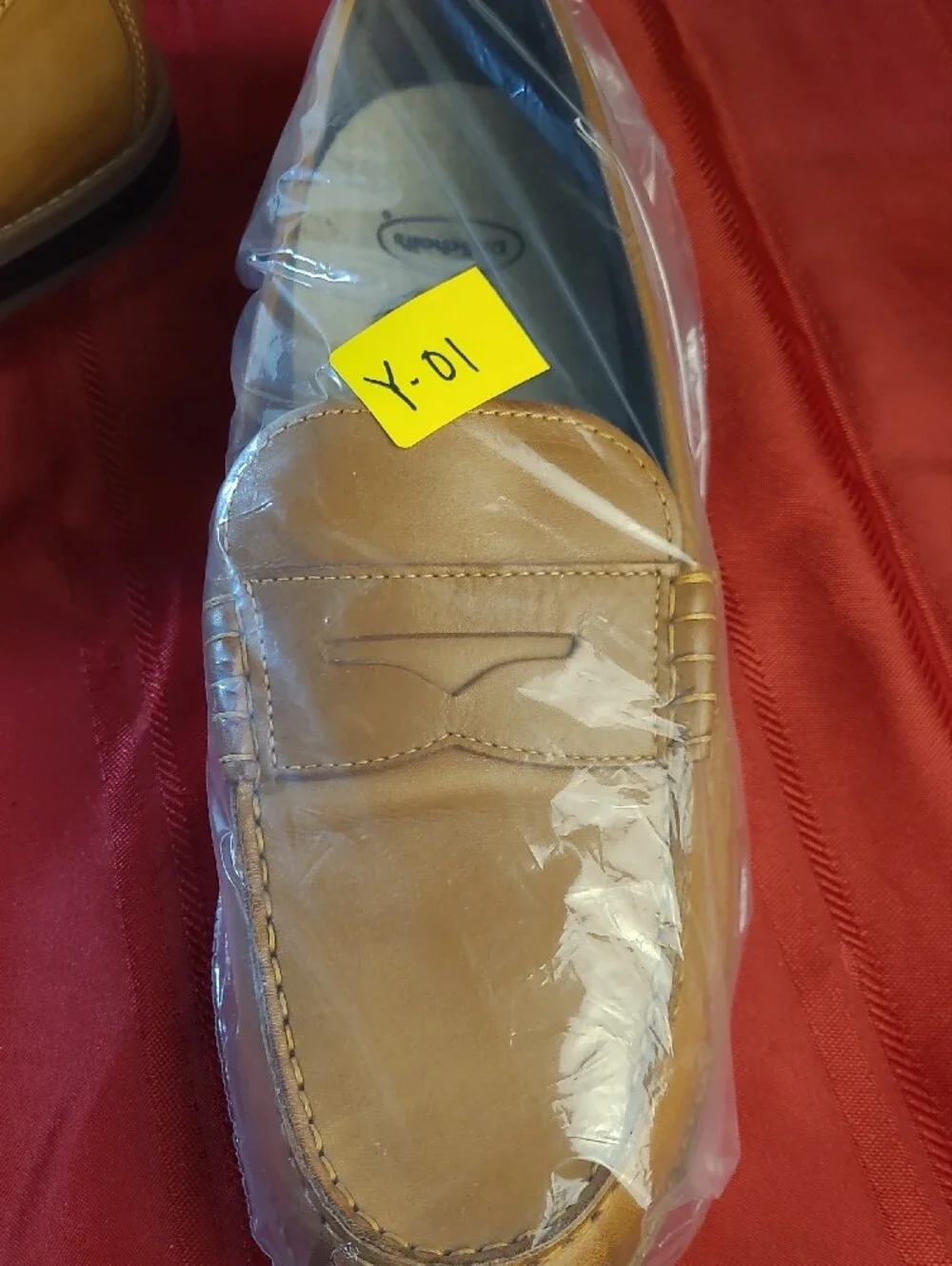 Rockport Men's Classic Camel Brown Leather Penny Loafers Size 13